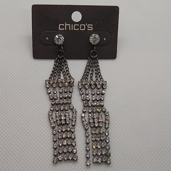 Chico's Jewelry - Chico's dangle rhinestone earrings